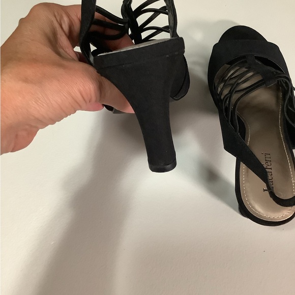 Luca Ferri peep toe sling back sandals - Picture 5 of 8